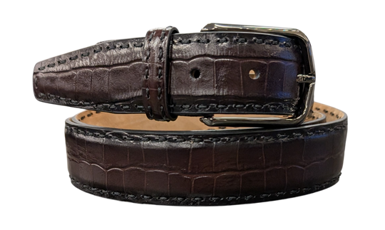 CEINTURE D'ÉTABLI CUSTOMISÉE MARRON