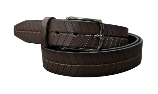 CEINTURE D'ÉTABLI CUSTOMISÉE MARRON