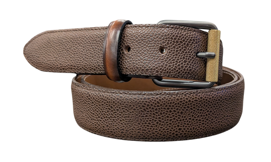 CEINTURE D'ÉTABLI CUSTOMISÉE MARRON