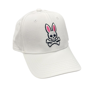 Psycho Bunny Cap Oversized Bunny | White