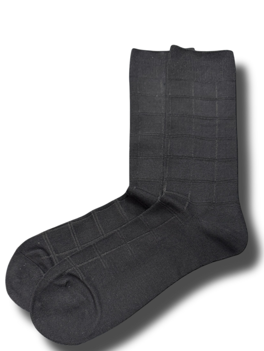 Chaussettes habillées Key en bambou | noir