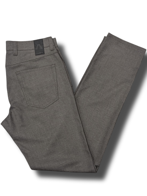 Alberto Regular Fit Pipe Ceramica Pant 1438 | Brown (580)