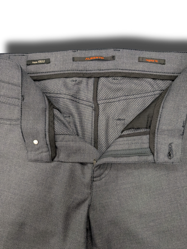 Alberto Regular Fit Pipe Ceramica Pant 1438 | Blue (895)