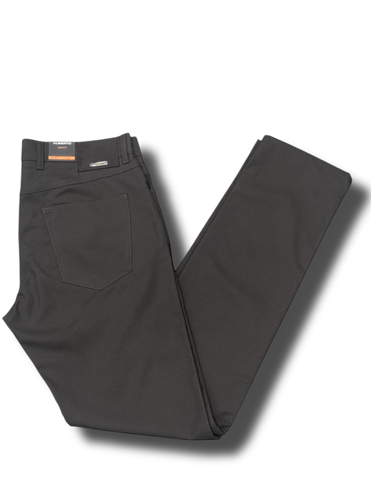 Alberto Regular Fit Pipe Ceramica Pant 1434 | Black (999)