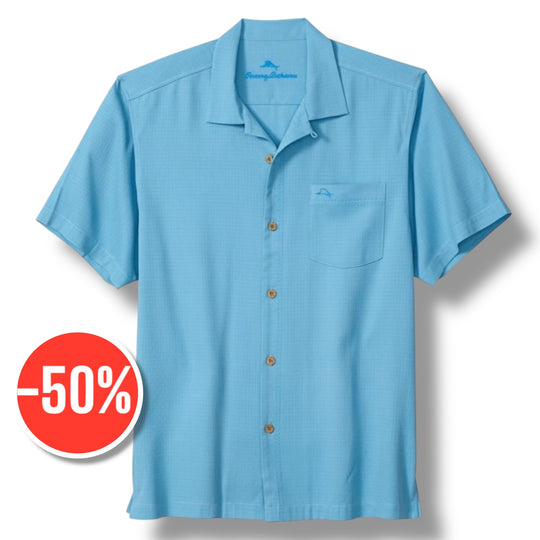 Tommy Bahama Coastal Breeze Check IslandZone® Camp Shirt