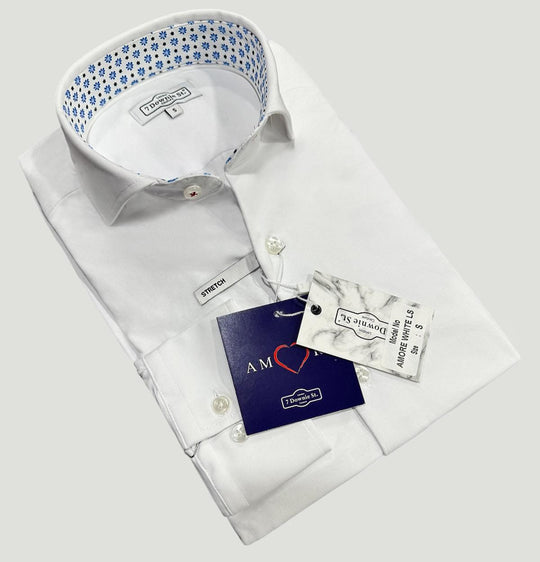 7 Downie St. Amore Stretch Shirt | White
