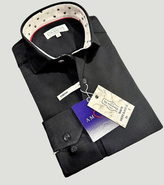 7 Downie St. Amore Stretch Shirt | Black
