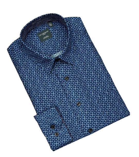 Leo Chevalier Shirt Long Sleeve | Blue
