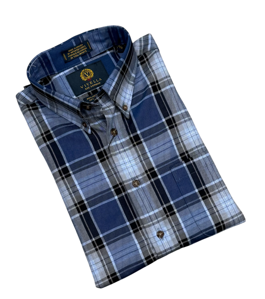 🇨🇦 Viyella Button Down Shirt Long Sleeve | Blue