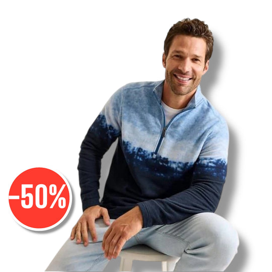 Tommy Bahama Azul Tides Ombré Half-Zip Sweatshirt | Blues