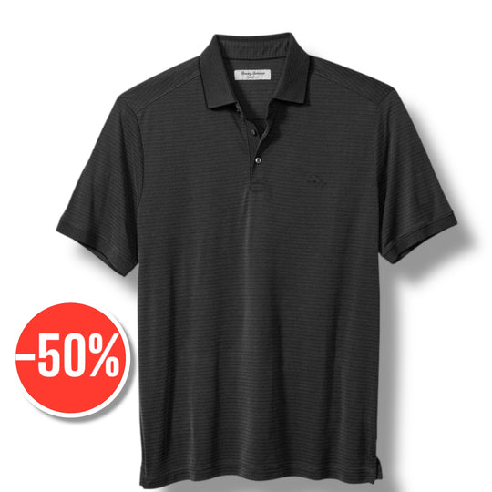 Tommy Bahama  Bay Stripe IslandZone® Polo | Coal