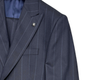 Jack Victor Pin Stripe Suit | Navy