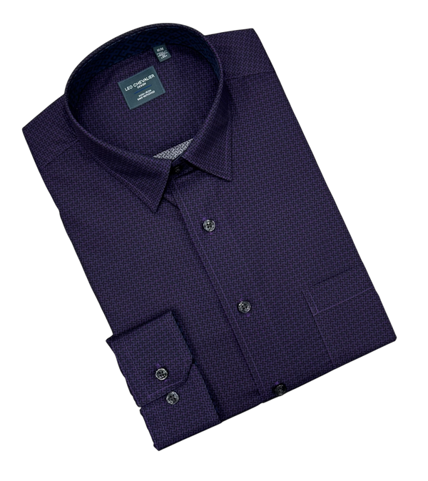Leo Chevalier Shirt Long Sleeve | Purple