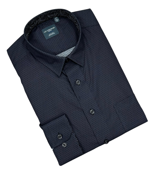 Leo Chevalier Shirt Long Sleeve | Charcoal