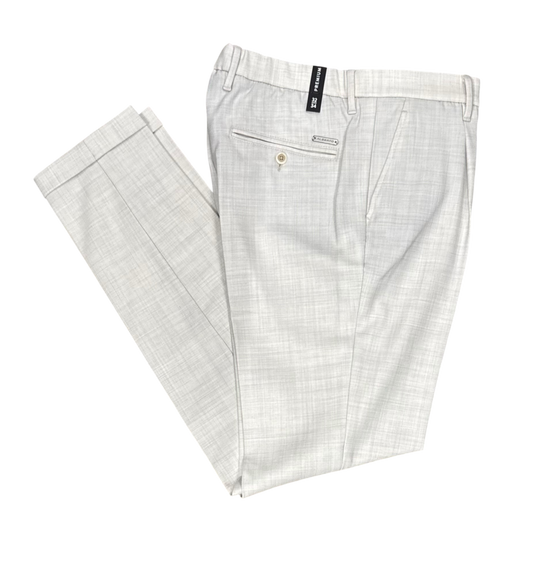 Alberto Performance Wool Pant in Barista | Beige