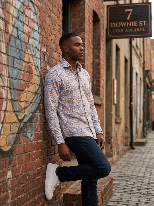 7 Downie Street Shirt Long Sleeve | Multi