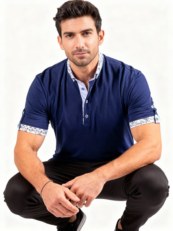 CEO Luxury Polo Shirt | Blue