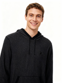 Psycho Bunny Hommes Hoodie Banks | Noir