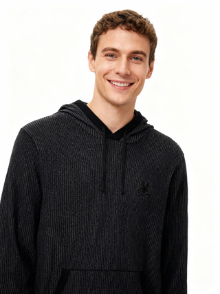 Psycho Bunny Men's Hoodie Banks | Black