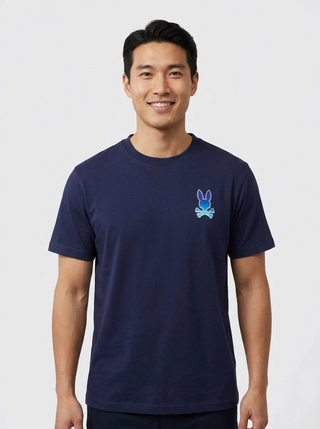 Psycho Bunny Dax Relaxed Fit Tee | Evening Blue