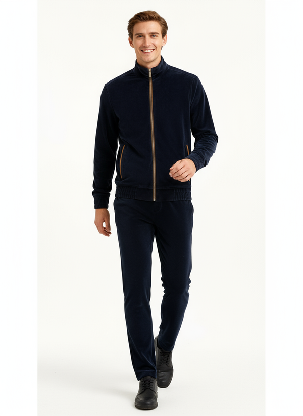 Bagatti Sweater Full Zip | Navy