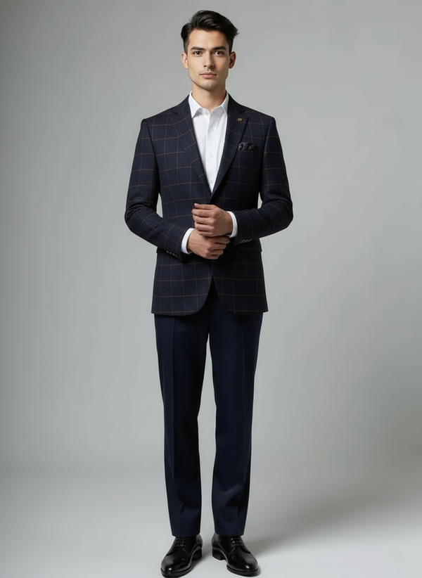 Fratelli Uniti Blazer Dario | Navy