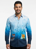 Robert Graham Shirt Garrick Club | Turquoise