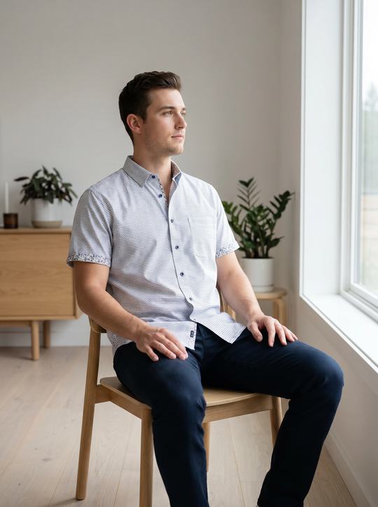 Leo Chevalier Non Iron Shirt | Grey