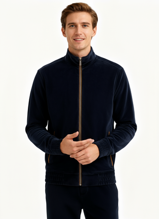 Bagatti Sweater Full Zip | Navy