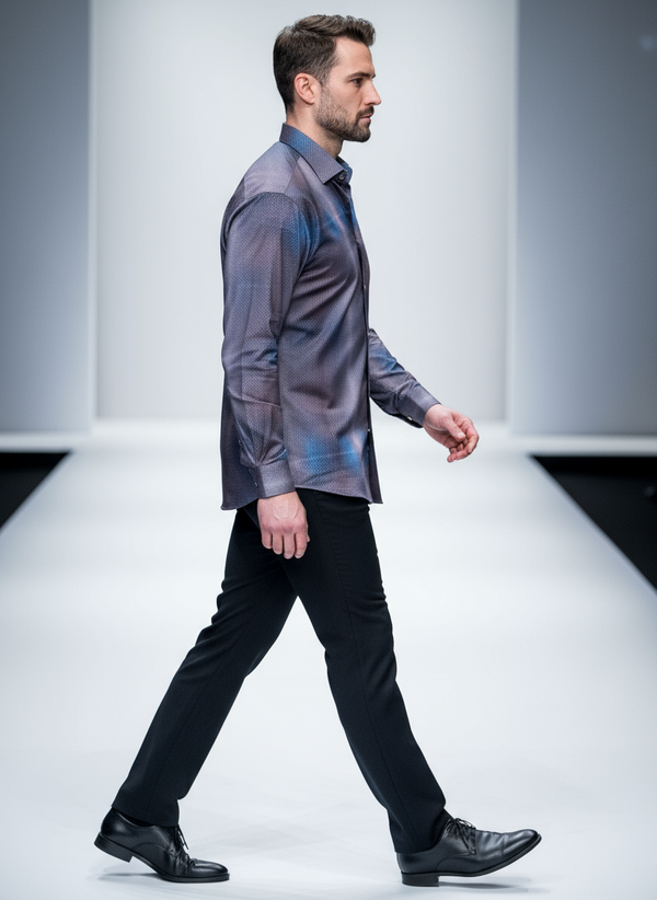 Maceoo Shiny Chrome Shirt Multi
