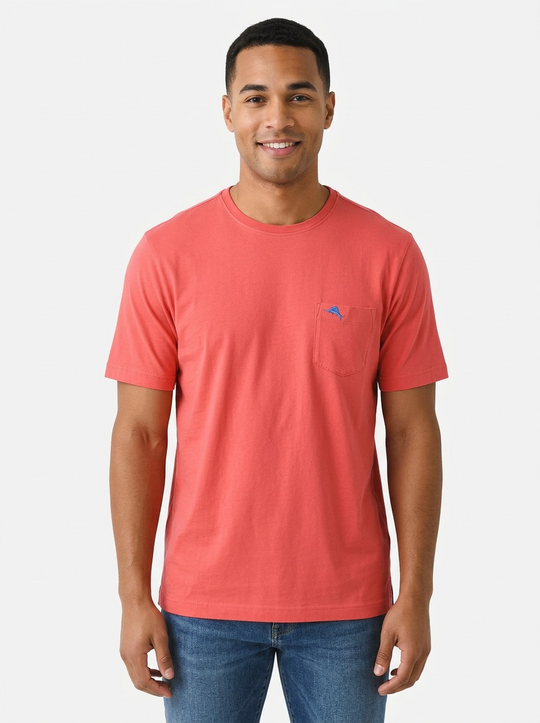 Tommy Bahama Bali Skyline T-Shirt | Melon Berry