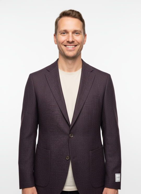 Atelier Elite Sport Jacket | Burgandy