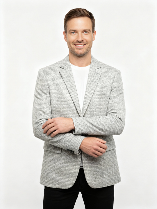 Aristo Sport Jacket Slim Fit |Grey/Cream