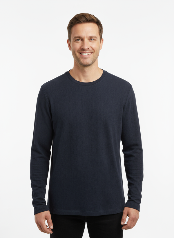 Robert Barakett Rosario Long Sleeve Tee | Navy