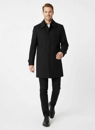 Tommy Hilfiger Over Coat | Black