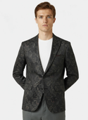 Tallia Paisley Blazer | Black Multi