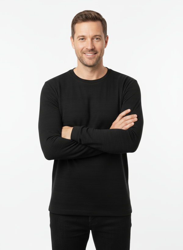 Robert Barakett Long Sleeve Tee Pablo | Black