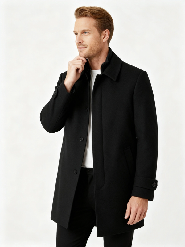 Tommy Hilfiger Over Coat | Black
