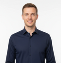 CEO Luxury 360° Stretch Shirt Long Sleeve | Navy