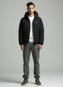 Psycho Bunny Men's Puffer Jacket Humphrey | Black