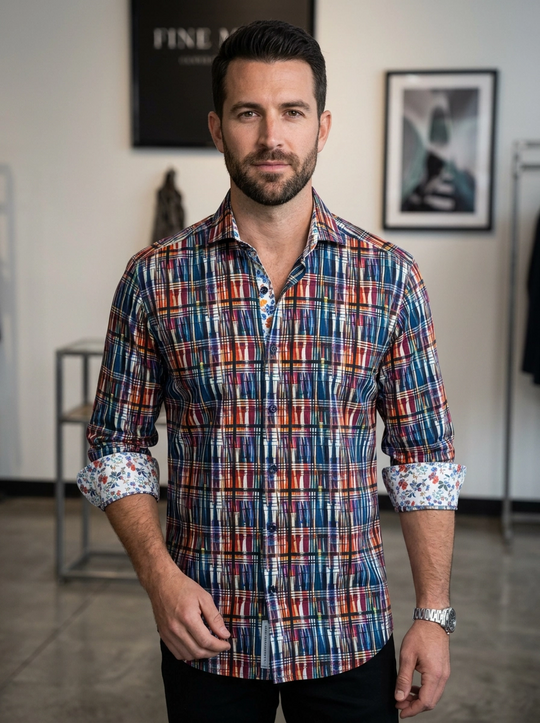 7 Downie St. Shirt Long Sleeve | Multi