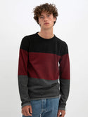 Crew Neck Sweater, Rust - Caswell's Fine Menswear