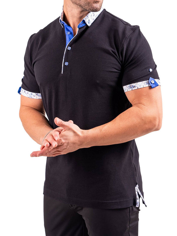 Maceoo Polo Shirt | Black