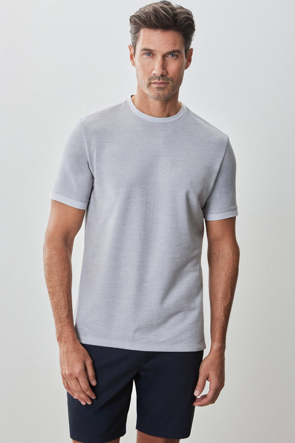 Robert Barakett March Tee | Light Grey - Caswell's Fine Menswear