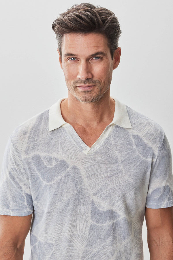 Robert Barakett Sweater Polo | Grey - Caswell's Fine Menswear