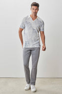 Robert Barakett Sweater Polo | Grey - Caswell's Fine Menswear