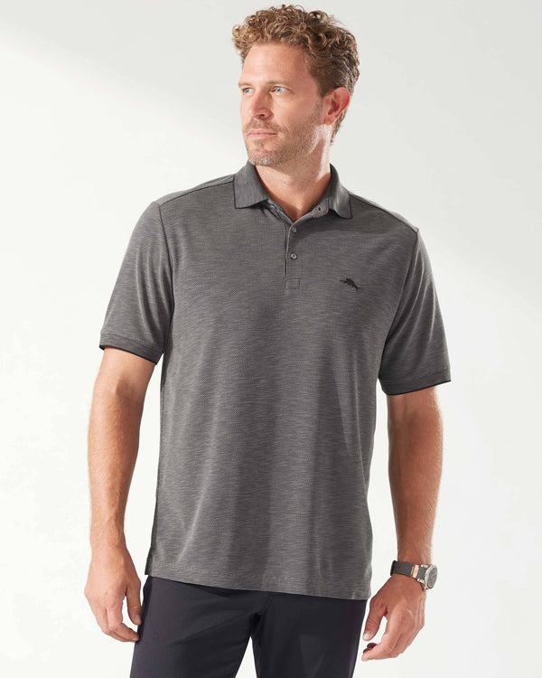 Tommy Bahama Via Verde IslandZone® Polo | Black - Caswell's Fine Menswear