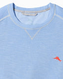 Tommy Bahama Tobago Bay Crewneck Sweatshirt, Light Sky - Caswell's Fine Menswear