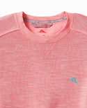 Tommy Bahama Tobago Bay Crewneck Sweatshirt, Strawberry - Caswell's Fine Menswear