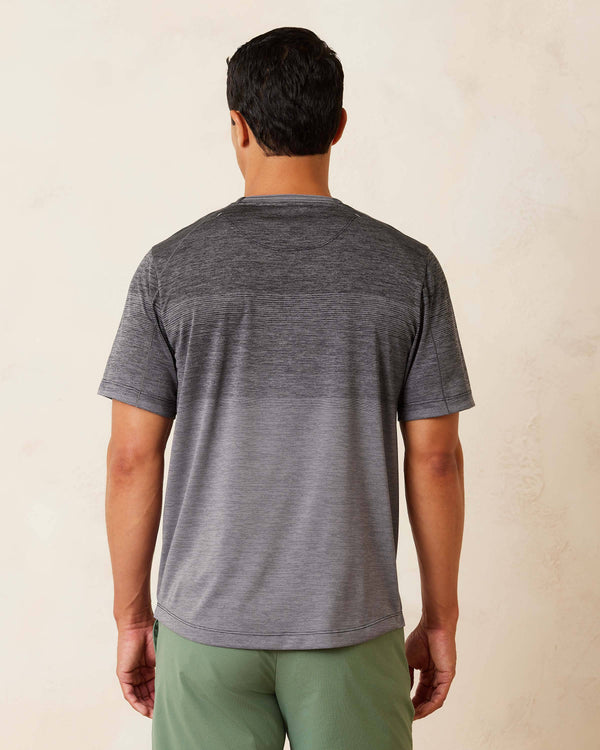 Tommy Bahama Ombre Tropic Crew Neck T-Shirt | Jet Black - Caswell's Fine Menswear
